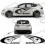 SUBARU Impreza side & rear SWRT STICKERS (Compatible Product)