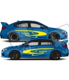 SUBARU WRX VA SWRT side Graphics ADESIVI