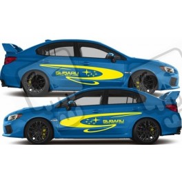 SUBARU WRX VA SWRT side Graphics ADESIVI