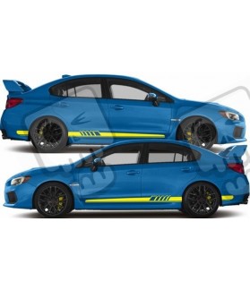 SUBARU WRX VA SWRT side STRIPES DECALS