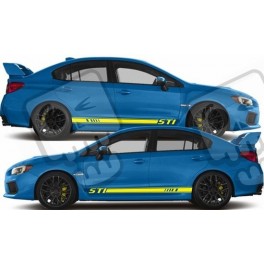 SUBARU WRX VA SWRT side STRIPES AUTOCOLLANT