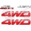 Subaru Justy 4WD J12 AUFKLEBER (Kompatibles Produkt)
