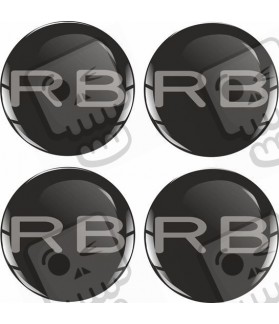 SUBARU Wheel centre Gel Badges Adesivi x4 (Prodotto compatibile)
