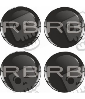 SUBARU Wheel centre Gel Badges Adhesivos x4 (Producto compatible)