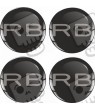 SUBARU Wheel centre Gel Badges Adhesivos x4