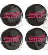 SUBARU Wheel centre Gel Badges Stickers decals x4