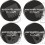 SUBARU Wheel centre Gel Badges Adhesivos x4 (Producto compatible)