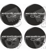 SUBARU Wheel centre Gel Badges Adhesivos x4
