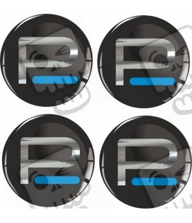 SUBARU Wheel centre Gel Badges Adesivi x4 (Prodotto compatibile)