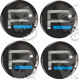 SUBARU Wheel centre Gel Badges Aufkleber x4