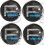 SUBARU Wheel centre Gel Badges Aufkleber x4 (Kompatibles Produkt)