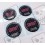 SUBARU Wheel centre Gel Badges Adhesivos x4 (Producto compatible)