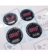 SUBARU Wheel centre Gel Badges Adhesivos x4