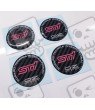 SUBARU Wheel centre Gel Badges Autocollant x4