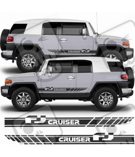 Toyota FJ Cruiser side Stripes AUFKLEBER (Kompatibles Produkt)