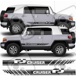 Toyota FJ Cruiser side Stripes AUFKLEBER (Kompatibles Produkt)