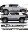 Toyota FJ Cruiser side Stripes AUTOCOLLANT (Produit compatible)