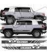 Toyota FJ Cruiser side Stripes STICKERS (Compatible Product)