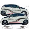 Toyota Aygo side Stripes STICKERS (Compatible Product)