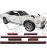 Toyota Celica GT 1972 - 1977 side Stripes ADESIVI (Prodotto compatibile)