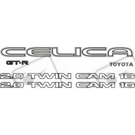 Toyota Celica 2.0 GT -R ADESIVOS (Produto compatível)