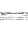 Toyota Celica 2.0 GT -R STICKERS (Compatible Product)