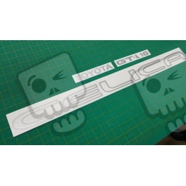 Toyota Celica 2.0 GT- 16 STICKERS (Compatible Product)