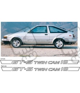 Toyota Corolla AE86 GT-S Twin cam 16V ADHESIVOS (Producto compatible)