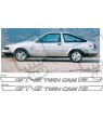 Toyota Corolla AE86 GT-S Twin cam 16V ADESIVOS (Produto compatível)