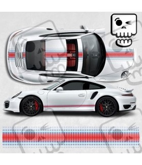 Porsche 991 MARTINI Stripes ADHESIVOS (Producto compatible)