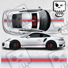 Porsche 991 MARTINI Stripes AUTOCOLLANT