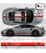 PORSCHE 991 Lemans over the top & side Stripes AUTOCOLLANT