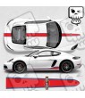 PORSCHE 718 Cayman / Boxster Martini over the top & side Stripes DECALS