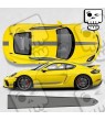 PORSCHE 781 Cayman GT4 over the top & side Stripes ADHESIVOS