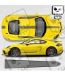 PORSCHE 781 Cayman GT4 over the top & side Stripes DECALS