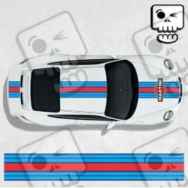 PORSCHE 911MARTINI Stripes AUTOCOLLANT