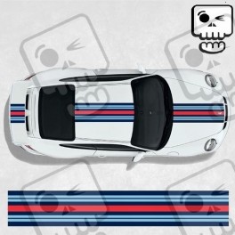 PORSCHE 911MARTINI Stripes ADESIVI