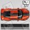 PORSCHE 991 GT3 RS Stripes AUTOCOLLANT (Produit compatible)