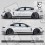 PORSCHE Panamera Martini Stripes AUTOCOLLANT (Produit compatible)