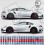 PORSCHE 991 MARTINI Stripes ADHESIVOS (Producto compatible)
