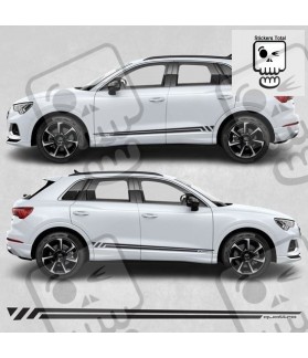 Audi Q3 QUATTRO Stripes autocollant (Produit compatible)