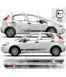 Fiat Punto Side Italian flag Stripes ADESIVOS