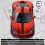 Ferrari 488 GTB over the top Stripes autocollant (Produit compatible)
