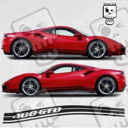 Ferrari 488 GTB over the top Stripes adesivi