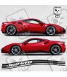 Ferrari 488 GTB over the top Stripes stickers