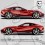 Ferrari F12 Berlinetta Italia Stripes autocollant (Produit compatible)