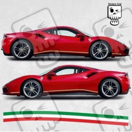 Ferrari 488 GTB Stripes autocollant