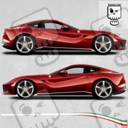 Ferrari F12 Berlinetta Italia Stripes stickers