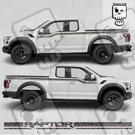 FORD F-150 Raptor side Stripes AUTOCOLLANT