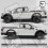 FORD F-150 Raptor side Stripes DECALS (Compatible Product)